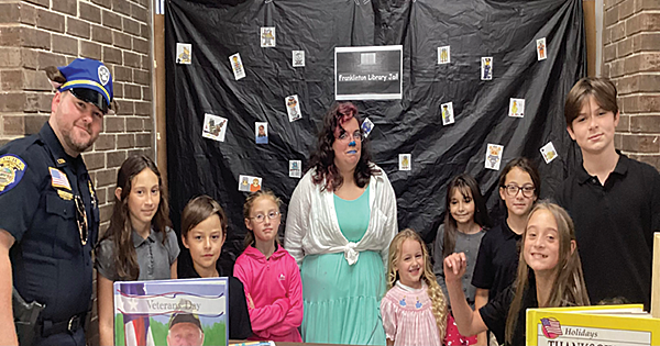 A special Story Time at the Franklinton Branch Library had guest Lt. Jared Stubbs join the fun for a day.