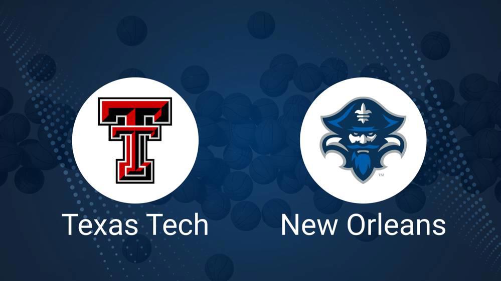 How to Watch Texas Tech vs. New Orleans Women's Basketball on TV or Live Stream - November 23