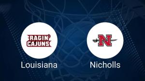 Louisiana vs. Nicholls State Basketball Tickets - Saturday, November 30
