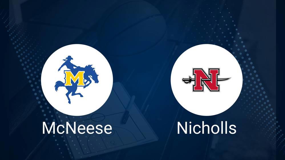 McNeese vs. Nicholls State Basketball Tickets - Saturday, January 11