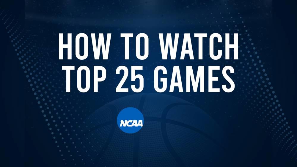 How to Watch Top 25 Women's College Basketball Games - Sunday, February 23