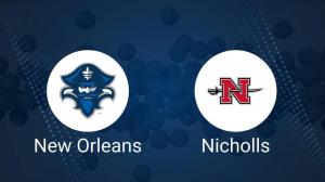 New Orleans vs. Nicholls State Basketball Tickets - Monday, February 17