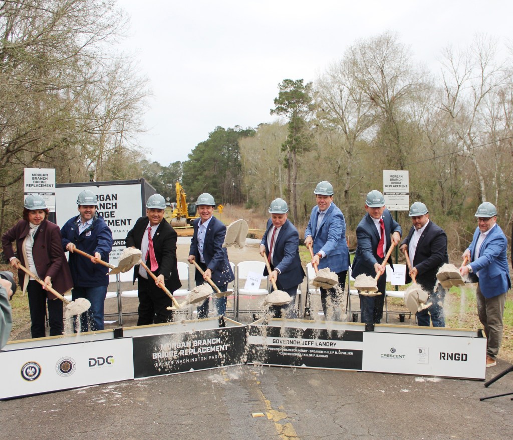 Gov. Jeff Landry Joins Officials for Highway 424 Bridge Groundbreaking