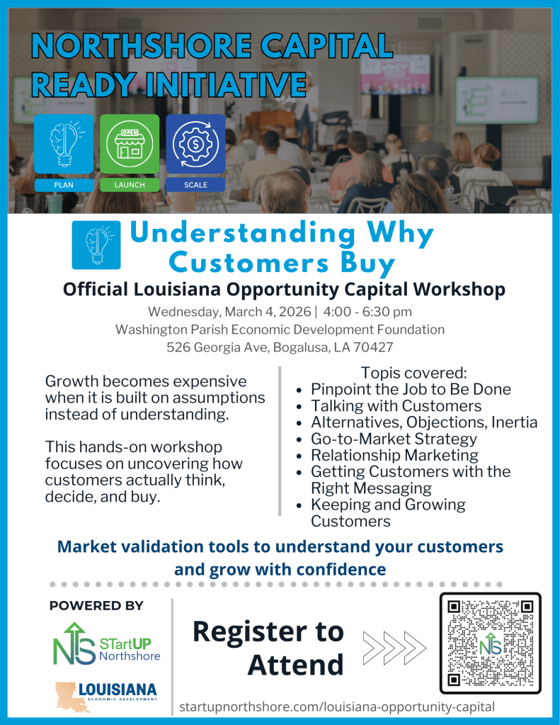 Local Entrepreneurs Invited to Free Capital Readiness Workshop to be held in Bogalusa